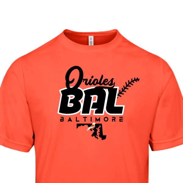 Baltimore Orioles (BAL) Baseball T-Shirt - Image 7