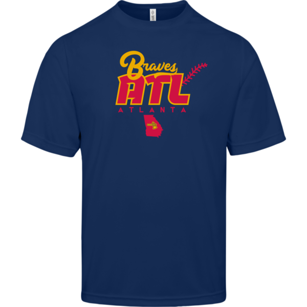 Atlanta Braves (ATL) Baseball T-Shirt - Image 2