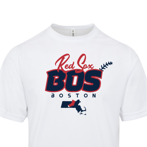 Boston Red Sox (BOS) Baseball T-Shirt - Image 4