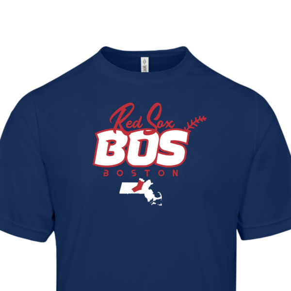 Boston Red Sox (BOS) Baseball T-Shirt - Image 5