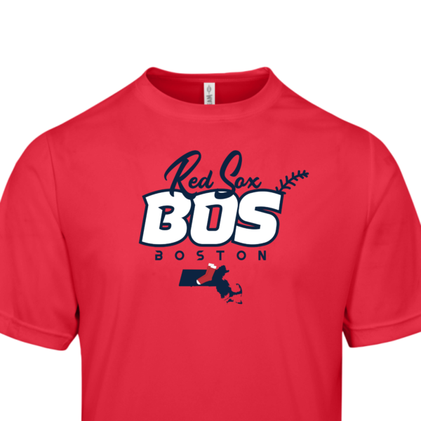 Boston Red Sox (BOS) Baseball T-Shirt - Image 6