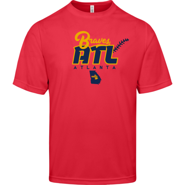 Atlanta Braves (ATL) Baseball T-Shirt - Image 3