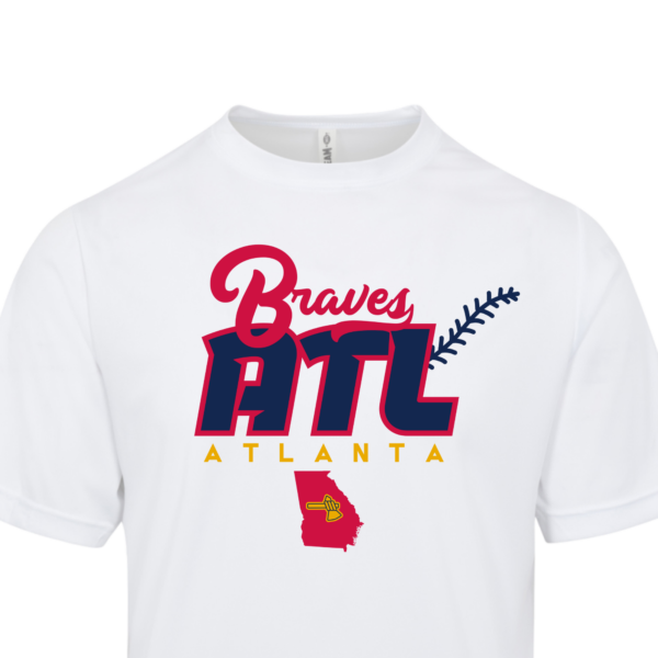 Atlanta Braves (ATL) Baseball T-Shirt - Image 4