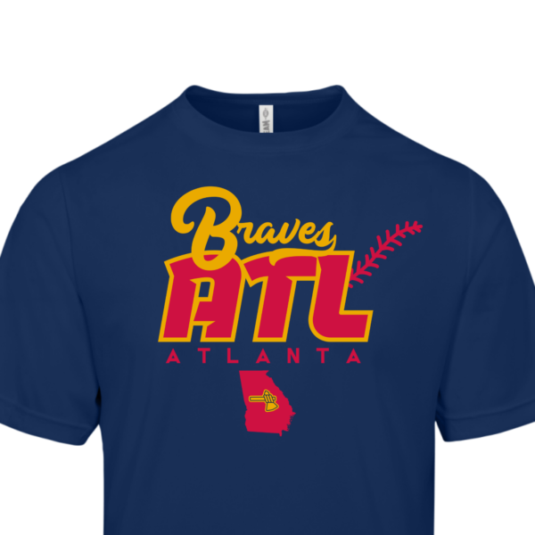 Atlanta Braves (ATL) Baseball T-Shirt - Image 5