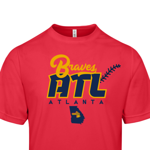 Atlanta Braves (ATL) Baseball T-Shirt - Image 6