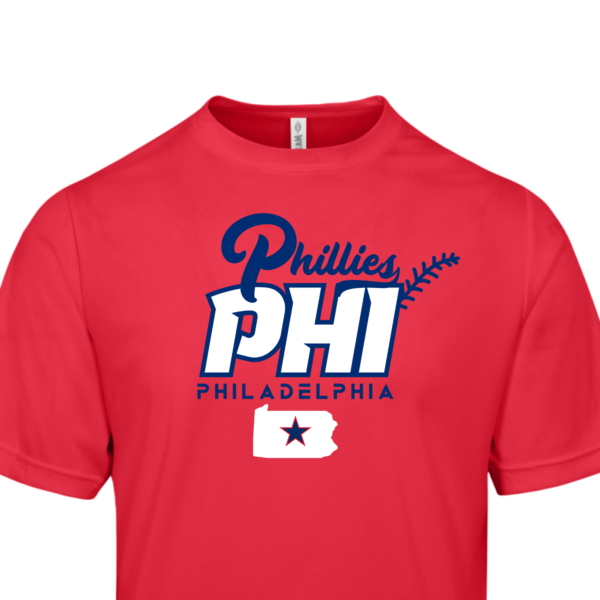 Philadelphia Phillies (PHI) Baseball T-Shirt - Image 6