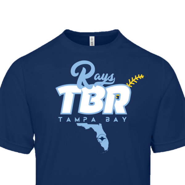 Tampa Bay Rays (TBR) Baseball T-Shirt - Image 4