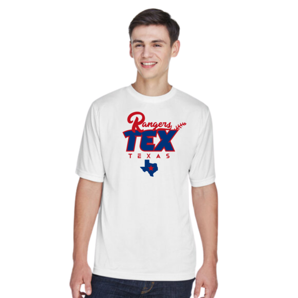 Texas Rangers (TEX) Baseball T-Shirt - Image 7