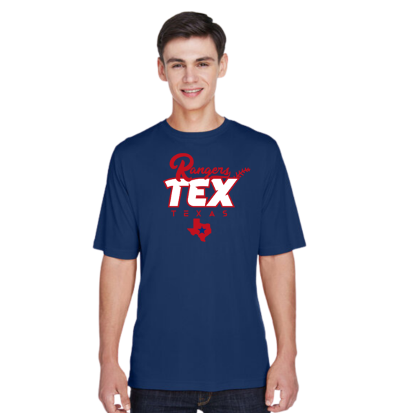 Texas Rangers (TEX) Baseball T-Shirt - Image 8