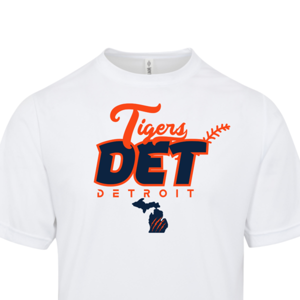 Detroit Tigers (DET) Baseball T-Shirt - Image 4