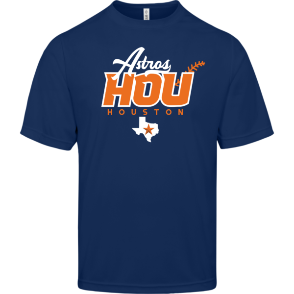 Houston Astros (HOU) Baseball T-Shirt - Image 2