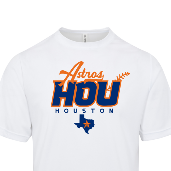 Houston Astros (HOU) Baseball T-Shirt - Image 4