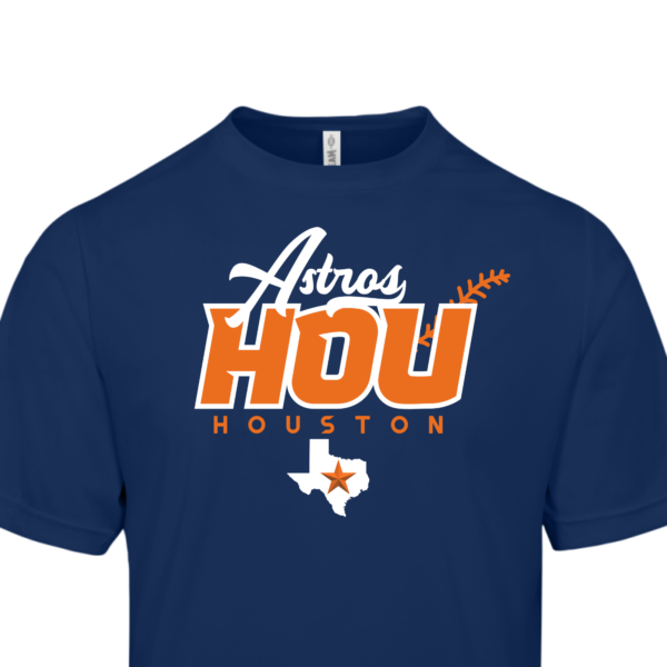 Houston Astros (HOU) Baseball T-Shirt - Image 5