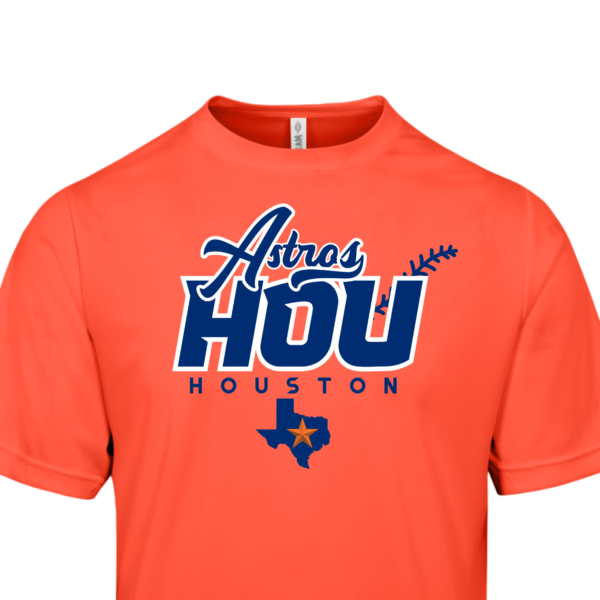 Houston Astros (HOU) Baseball T-Shirt - Image 6